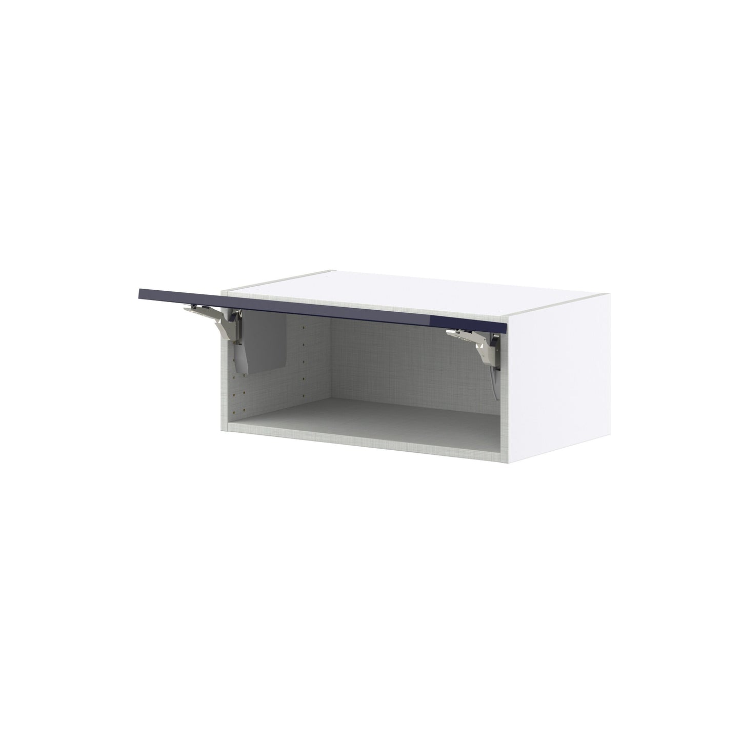 Hugo&Borg Lorette 24-in W x 10-in H x 14-in D Navy Blue Wall Fully Assembled Cabinet (Recessed Panel Shaker Door Style)