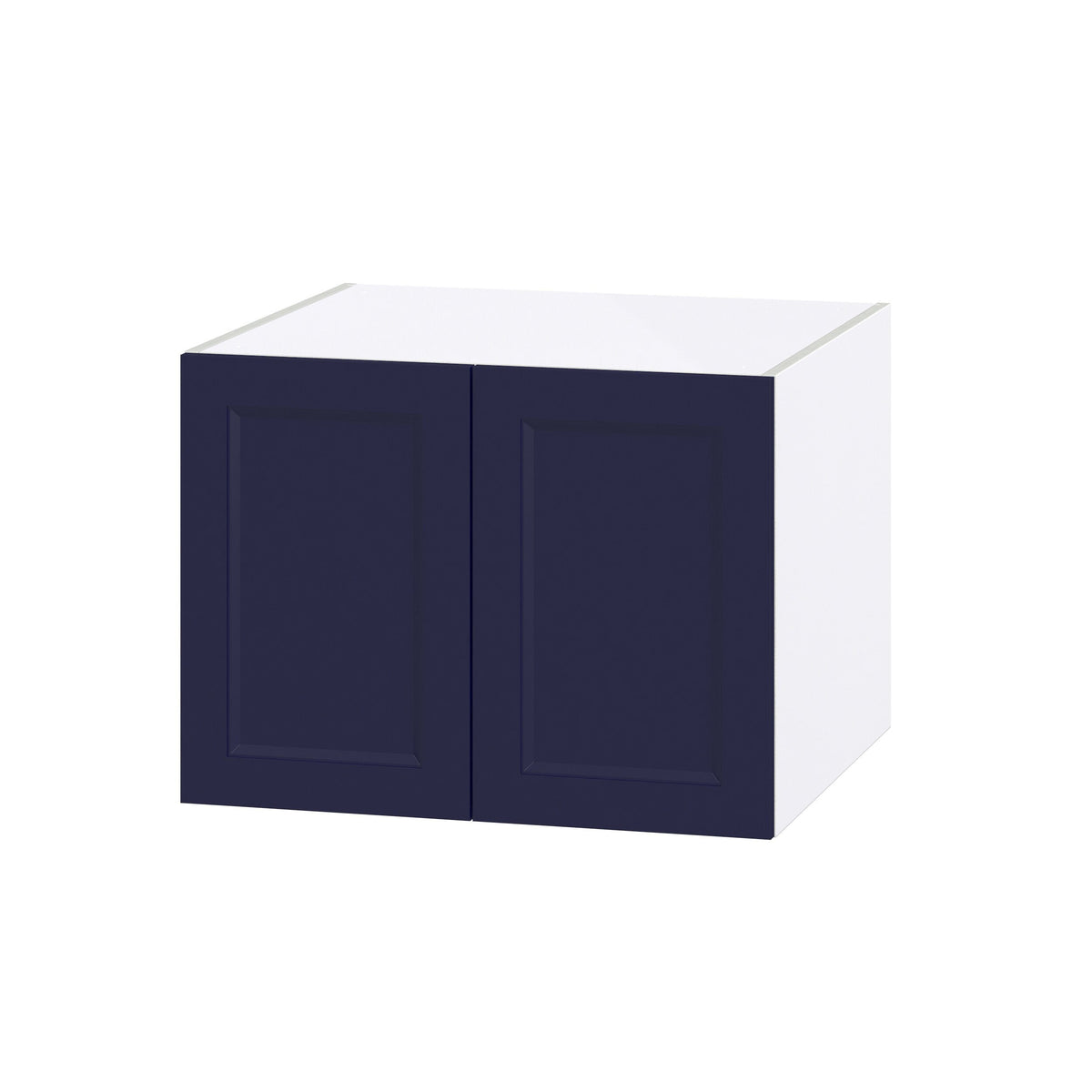 Hugo&Borg Lorette 27-in W x 20-in H x 24-in D Navy Blue Wall Fully Assembled Cabinet (Recessed Panel Shaker Door Style)