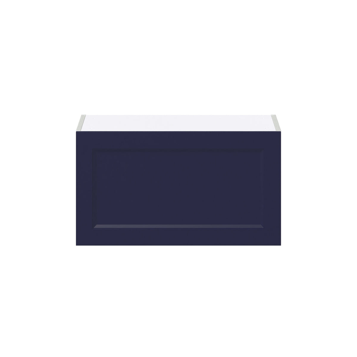Hugo&Borg Lorette 27-in W x 15-in H x 14-in D Navy Blue Wall Fully Assembled Cabinet (Recessed Panel Shaker Door Style)