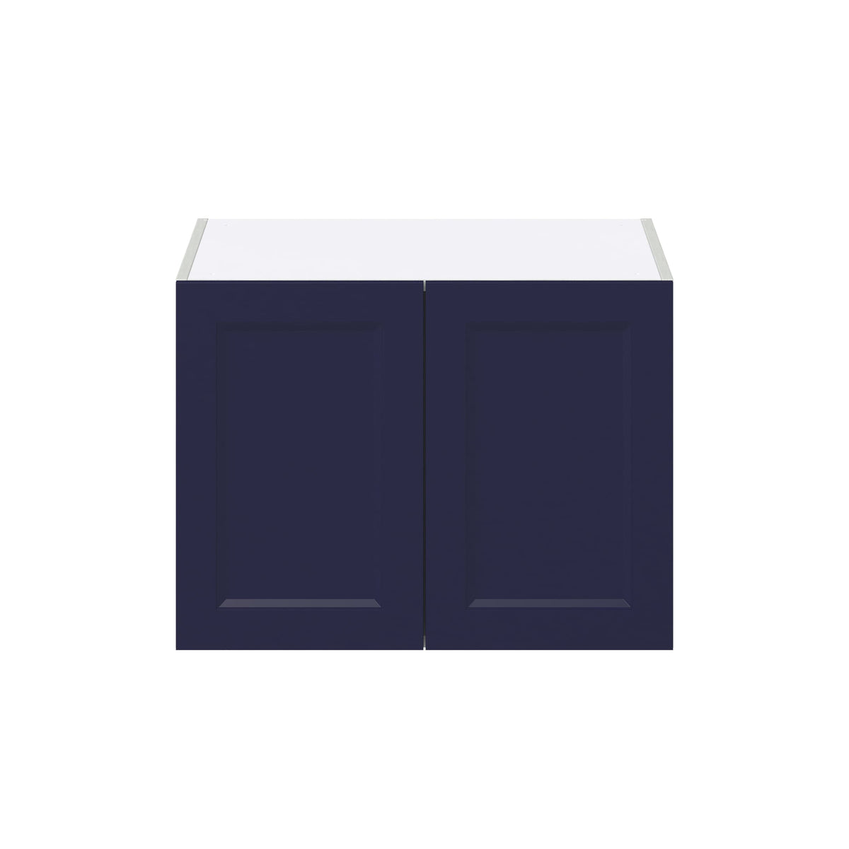 Hugo&Borg Lorette 27-in W x 20-in H x 24-in D Navy Blue Wall Fully Assembled Cabinet (Recessed Panel Shaker Door Style)