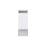 Hugo&Borg Lasalle 12-in W x 34.5-in H x 21-in D Bright White Slab Base Fully Assembled Cabinet (Flat Panel Slab Door Style)
