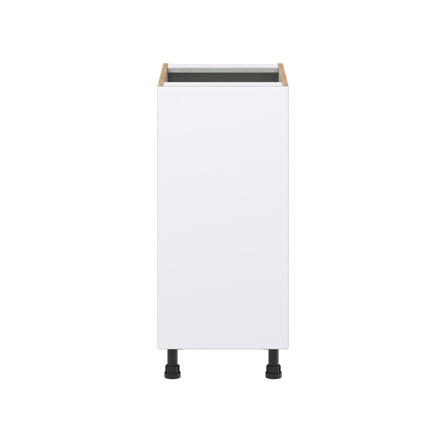 Hugo&Borg Lasalle 15-in W x 34.5-in H x 24-in D Bright White Slab 3-Drawers Base Fully Assembled Cabinet (Flat Panel Slab Style)