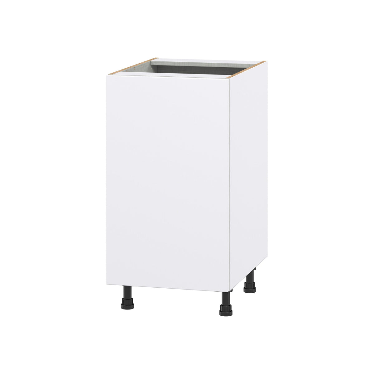 Hugo&Borg Lasalle 18-in W x 34.5-in H x 24-in D Bright White Slab 3-Drawers Base Fully Assembled Cabinet (Flat Panel Slab Style)