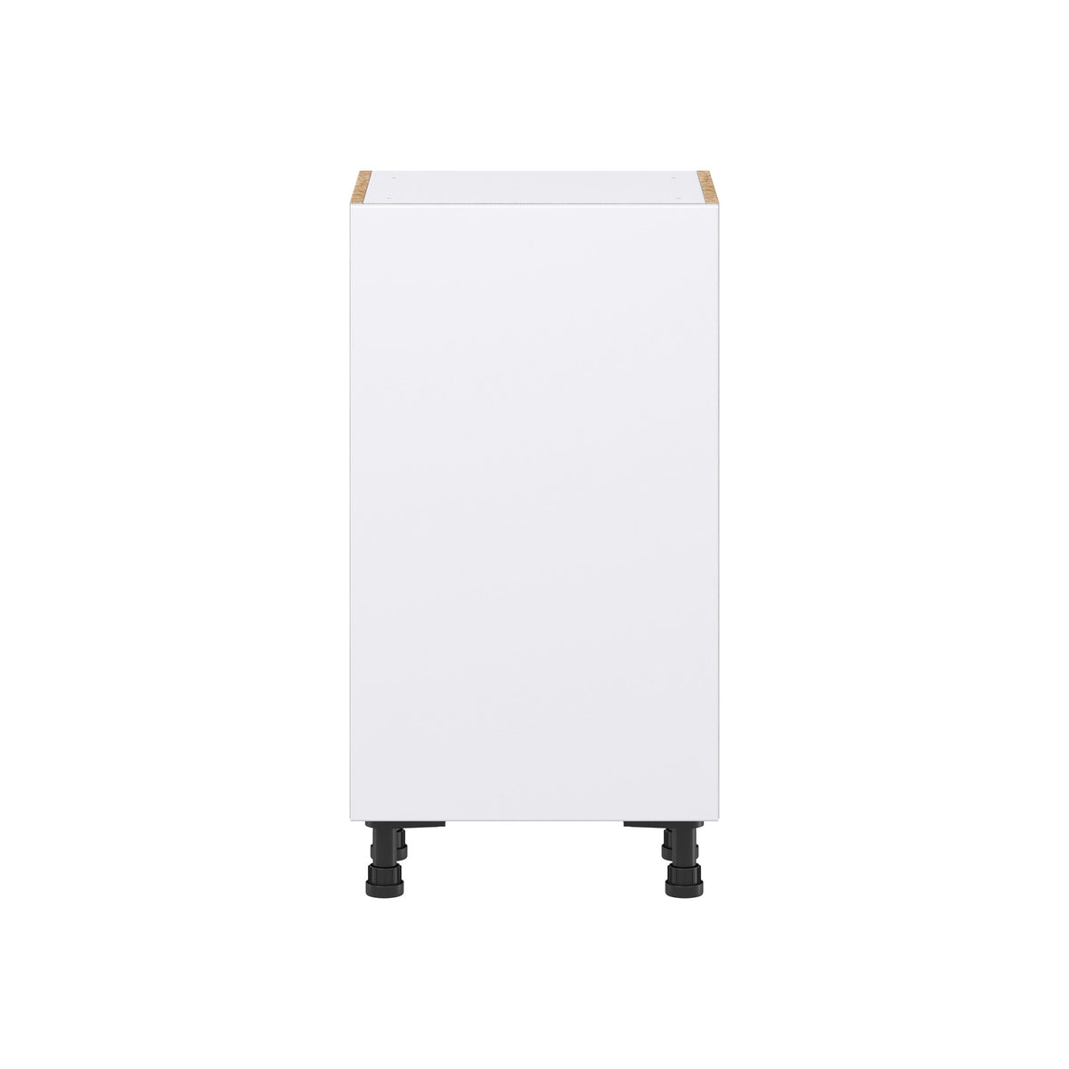 Hugo&Borg Lasalle 18-in W x 34.5-in H x 14-in D Bright White Slab Base Fully Assembled Cabinet (Flat Panel Slab Door Style)