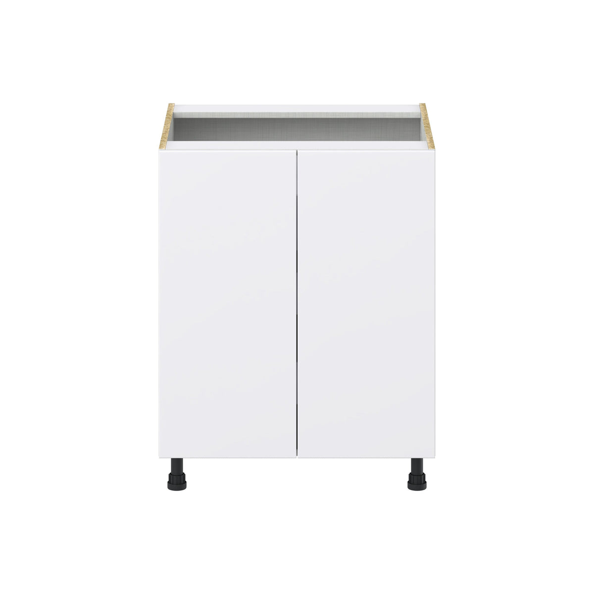 Hugo&Borg Lasalle 27-in W x 34.5-in H x 24-in D Bright White Slab 3-Drawers Base Fully Assembled Cabinet (Flat Panel Slab Style)