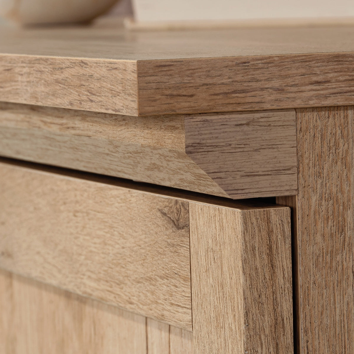Sauder 34.882-in W x 59.764-in H Particleboard Prime Oak Freestanding Utility Storage Cabinet