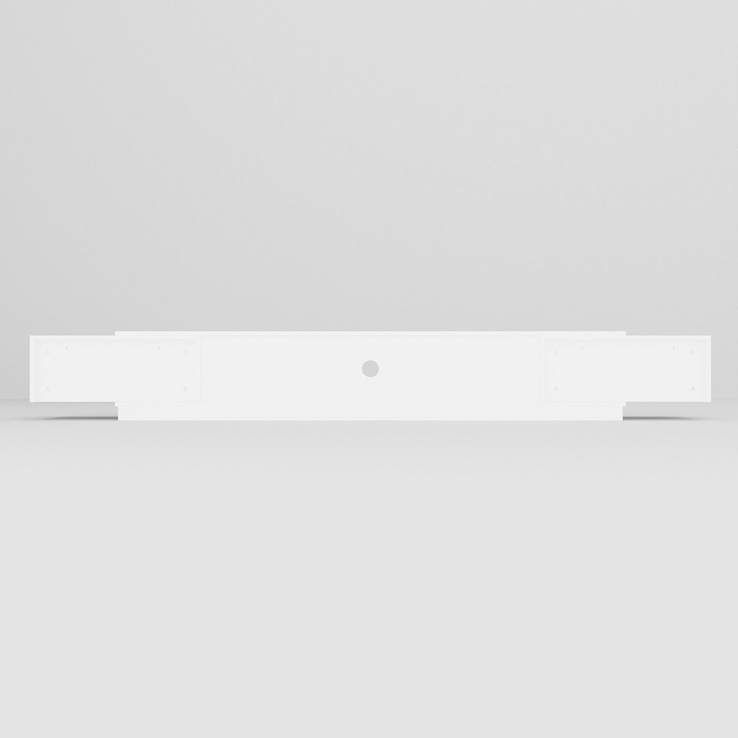 FUFU&GAGA Modern/Contemporary White Tv Cabinet (Accommodates TVs more than 70-in)