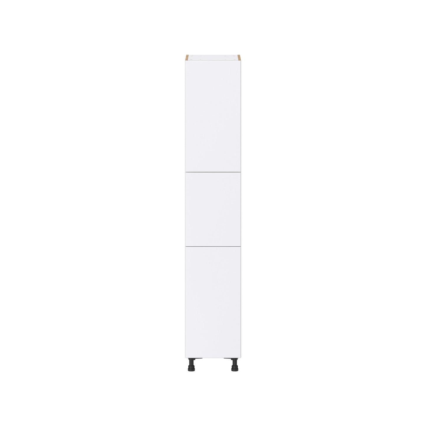 Hugo&Borg Lasalle 15-in W x 84.5-in H x 24-in D Bright White Slab Pantry Fully Assembled Cabinet (Flat Panel Slab Door Style)