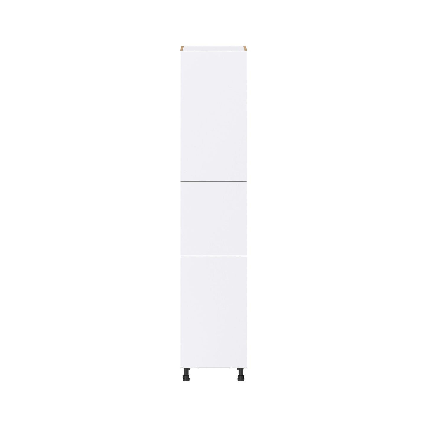 Hugo&Borg Lasalle 18-in W x 89.5-in H x 24-in D Bright White Slab Pantry Fully Assembled Cabinet (Flat Panel Slab Door Style)