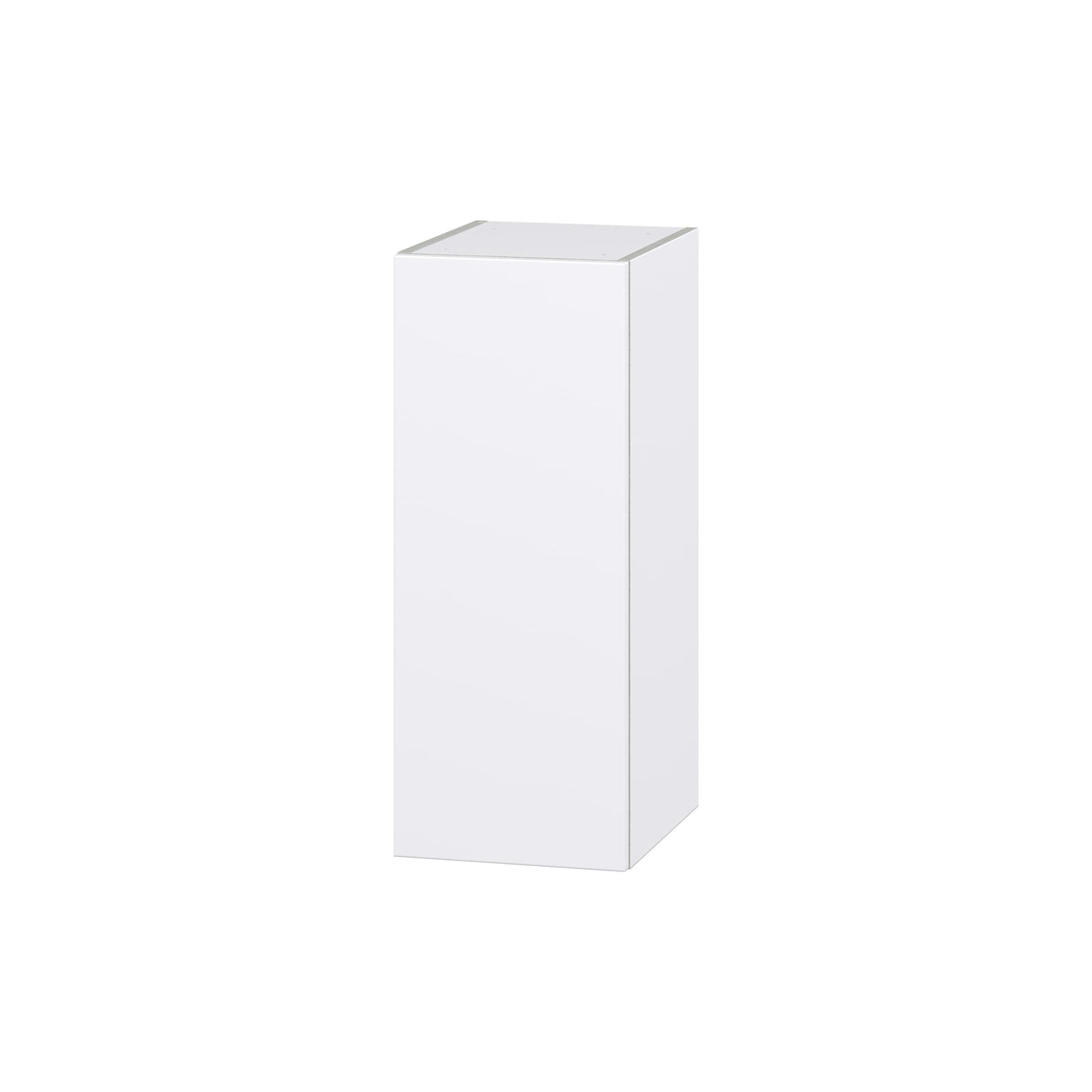 Hugo&Borg Lasalle 12-in W x 30-in H x 14-in D Bright White Slab Wall Fully Assembled Cabinet (Flat Panel Slab Door Style)