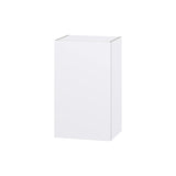 Hugo&Borg Lasalle 18-in W x 30-in H x 14-in D Bright White Slab Wall Fully Assembled Cabinet (Flat Panel Slab Door Style)