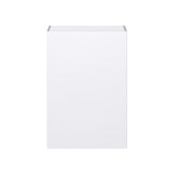 Hugo&Borg Lasalle 24-in W x 35-in H x 14-in D Bright White Slab Wall Fully Assembled Cabinet (Flat Panel Slab Door Style)