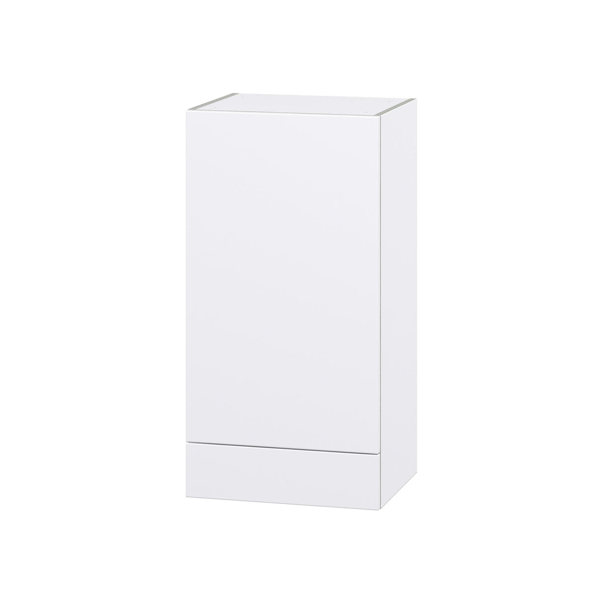 Hugo&Borg Lasalle 18-in W x 35-in H x 14-in D Bright White Slab 1-Drawer Wall Fully Assembled Cabinet (Flat Panel Slab Style)
