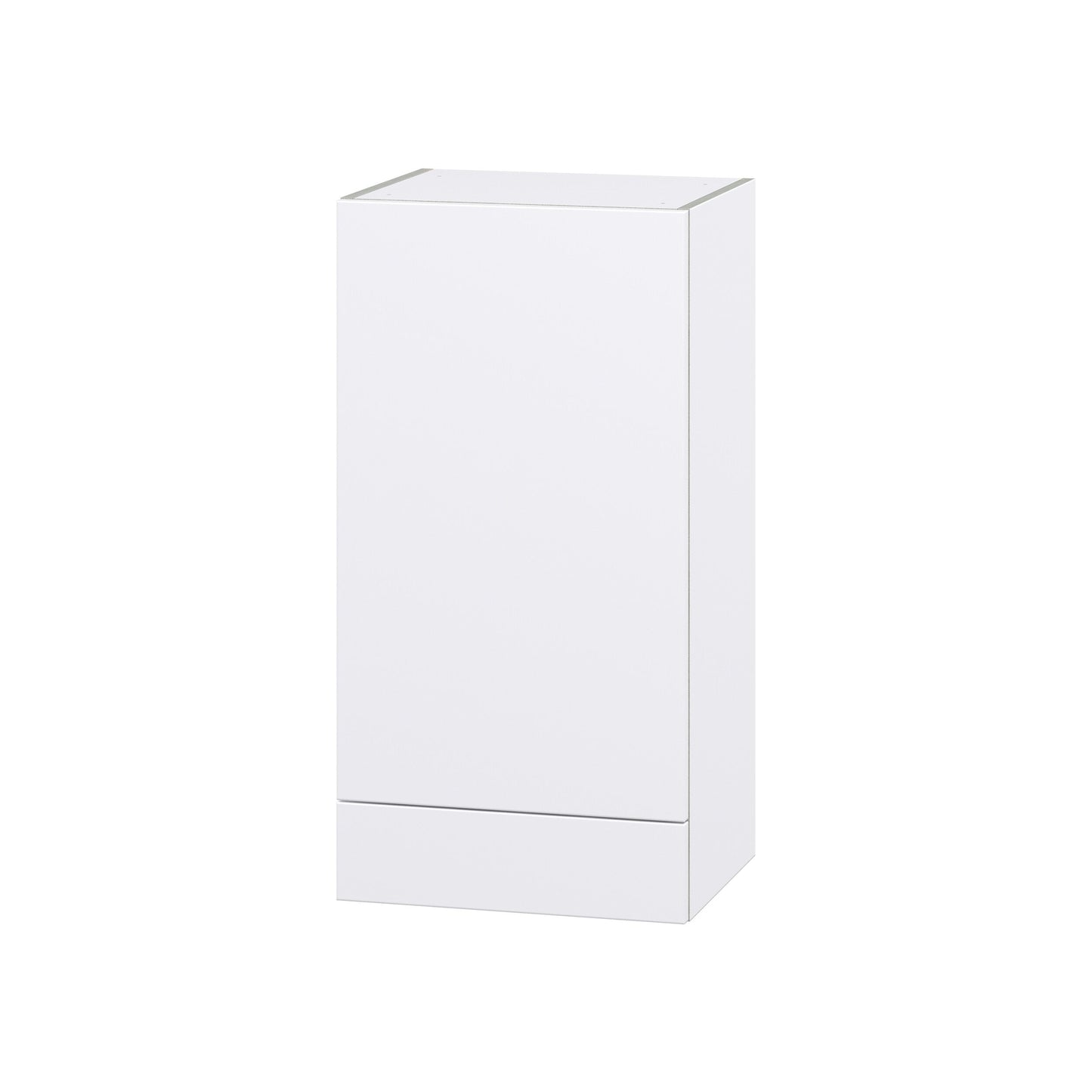 Hugo&Borg Lasalle 18-in W x 35-in H x 14-in D Bright White Slab 1-Drawer Wall Fully Assembled Cabinet (Flat Panel Slab Style)