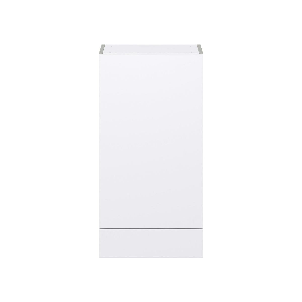 Hugo&Borg Lasalle 18-in W x 35-in H x 14-in D Bright White Slab 1-Drawer Wall Fully Assembled Cabinet (Flat Panel Slab Style)