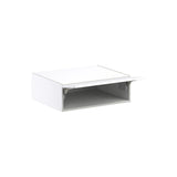 Hugo&Borg Lasalle 30-in W x 10-in H x 24-in D Bright White Slab Wall Fully Assembled Cabinet (Flat Panel Slab Door Style)