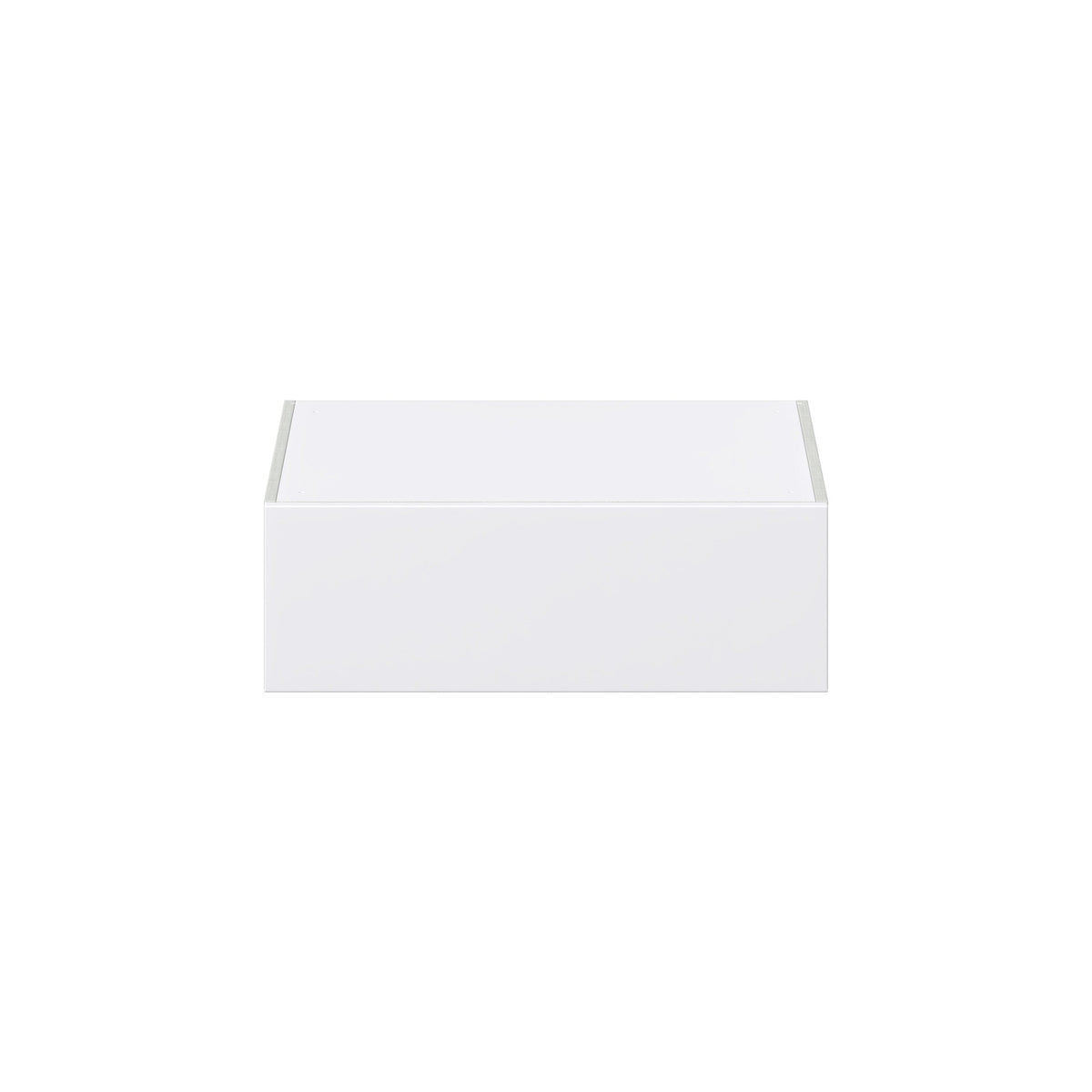 Hugo&Borg Lasalle 30-in W x 10-in H x 24-in D Bright White Slab Wall Fully Assembled Cabinet (Flat Panel Slab Door Style)