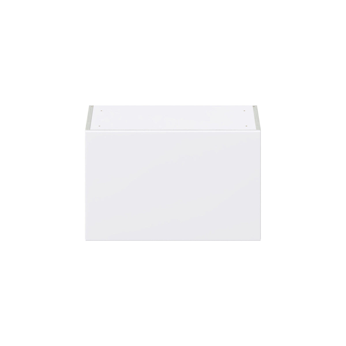 Hugo&Borg Lasalle 24-in W x 15-in H x 14-in D Bright White Slab Wall Fully Assembled Cabinet (Flat Panel Slab Door Style)