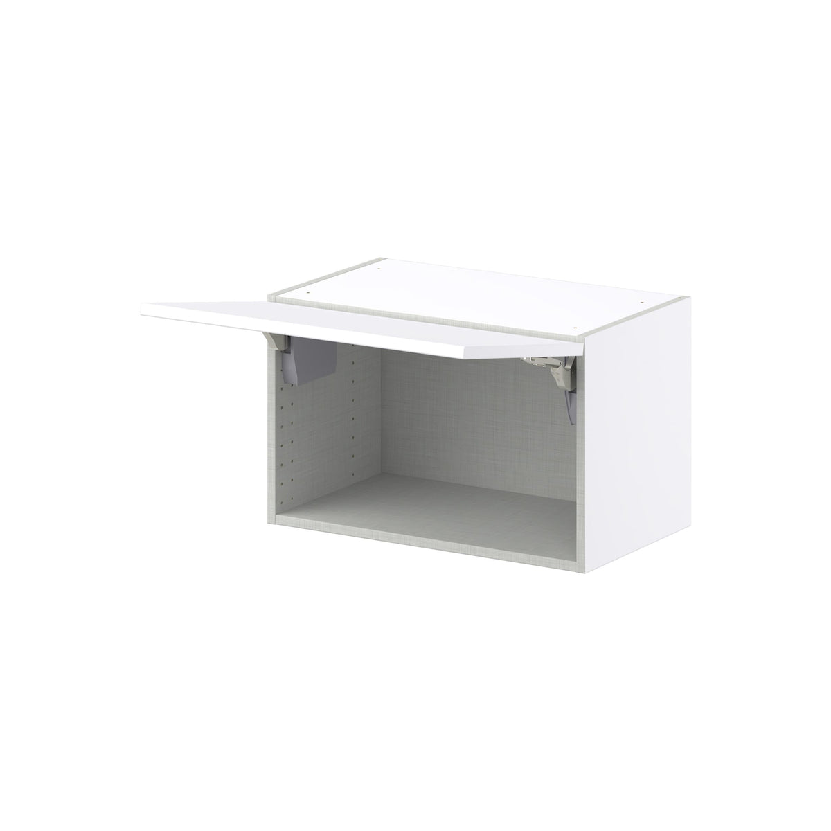 Hugo&Borg Lasalle 24-in W x 15-in H x 14-in D Bright White Slab Wall Fully Assembled Cabinet (Flat Panel Slab Door Style)