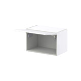Hugo&Borg Lasalle 24-in W x 15-in H x 14-in D Bright White Slab Wall Fully Assembled Cabinet (Flat Panel Slab Door Style)