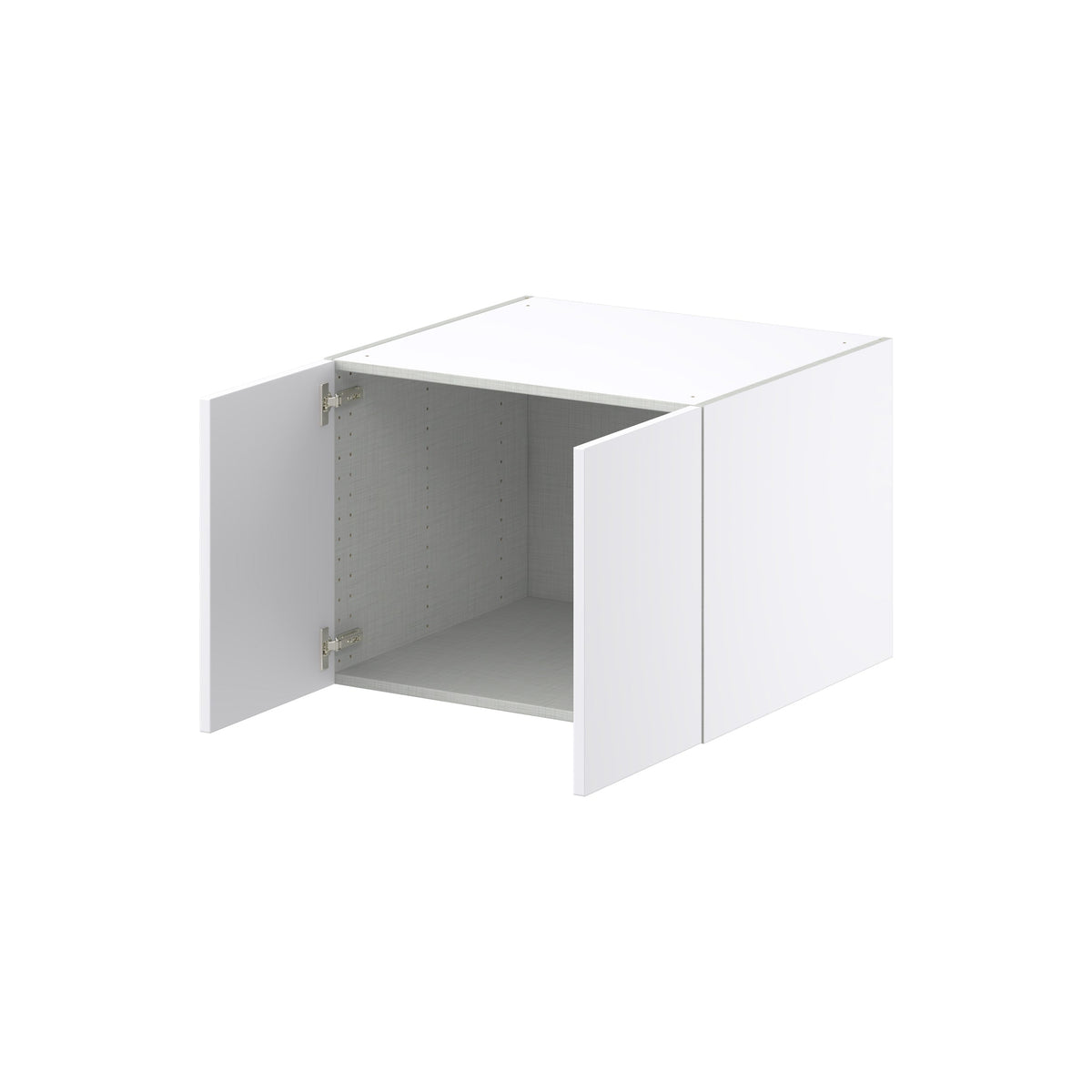 Hugo&Borg Lasalle 27-in W x 20-in H x 24-in D Bright White Slab Wall Fully Assembled Cabinet (Flat Panel Slab Door Style)