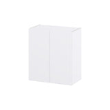 Hugo&Borg Lasalle 27-in W x 30-in H x 14-in D Bright White Slab Wall Fully Assembled Cabinet (Flat Panel Slab Door Style)