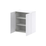 Hugo&Borg Lasalle 27-in W x 30-in H x 14-in D Bright White Slab Wall Fully Assembled Cabinet (Flat Panel Slab Door Style)