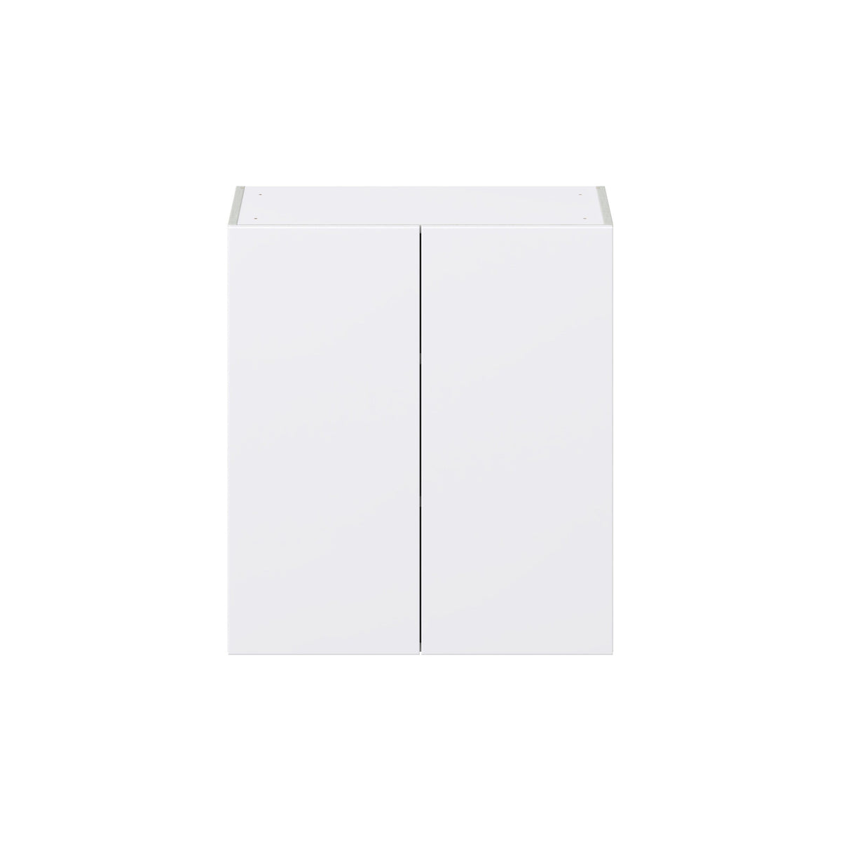 Hugo&Borg Lasalle 27-in W x 30-in H x 14-in D Bright White Slab Wall Fully Assembled Cabinet (Flat Panel Slab Door Style)