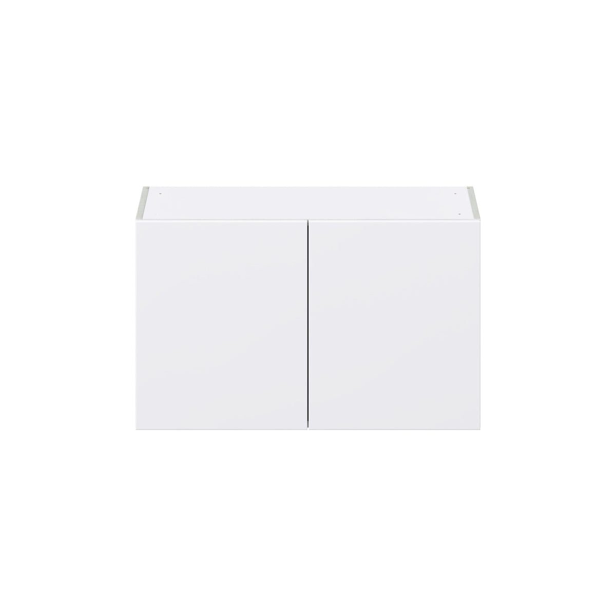 Hugo&Borg Lasalle 33-in W x 20-in H x 14-in D Bright White Slab Wall Fully Assembled Cabinet (Flat Panel Slab Door Style)
