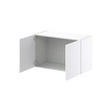 Hugo&Borg Lasalle 33-in W x 20-in H x 14-in D Bright White Slab Wall Fully Assembled Cabinet (Flat Panel Slab Door Style)