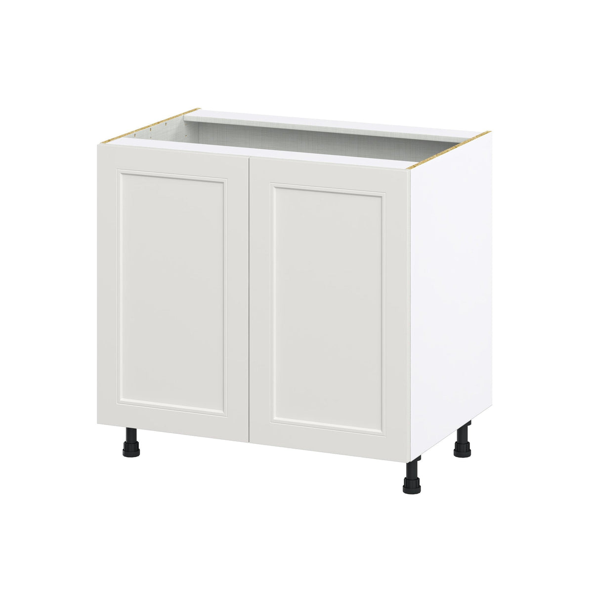 Hugo&Borg Belcourt 36-in W x 34.5-in H x 24-in D Gray Painted Base Fully Assembled Cabinet (Recessed Panel Shaker Door Style)