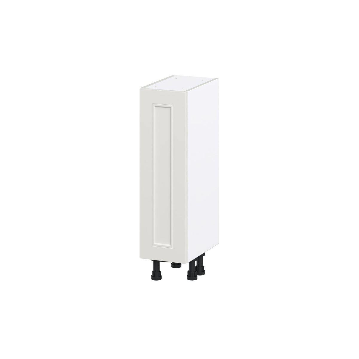 Hugo&Borg Belcourt 9-in W x 34.5-in H x 14-in D Gray Painted Base Fully Assembled Cabinet (Recessed Panel Shaker Door Style)
