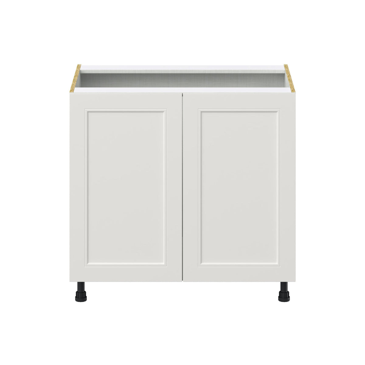 Hugo&Borg Belcourt 36-in W x 34.5-in H x 24-in D Gray Painted Base Fully Assembled Cabinet (Recessed Panel Shaker Door Style)