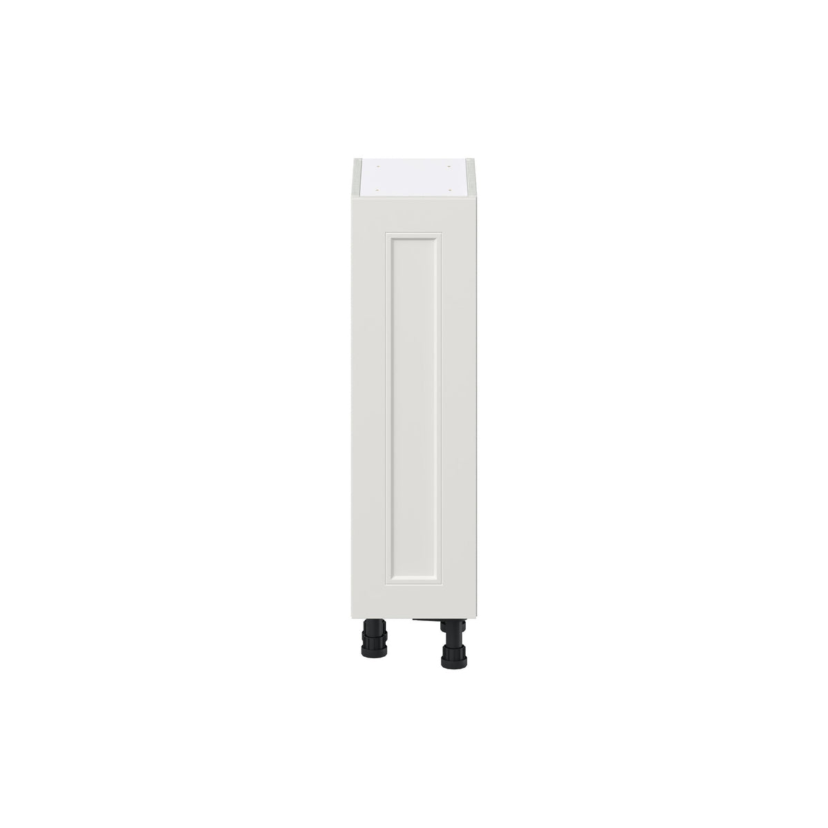Hugo&Borg Belcourt 9-in W x 34.5-in H x 14-in D Gray Painted Base Fully Assembled Cabinet (Recessed Panel Shaker Door Style)