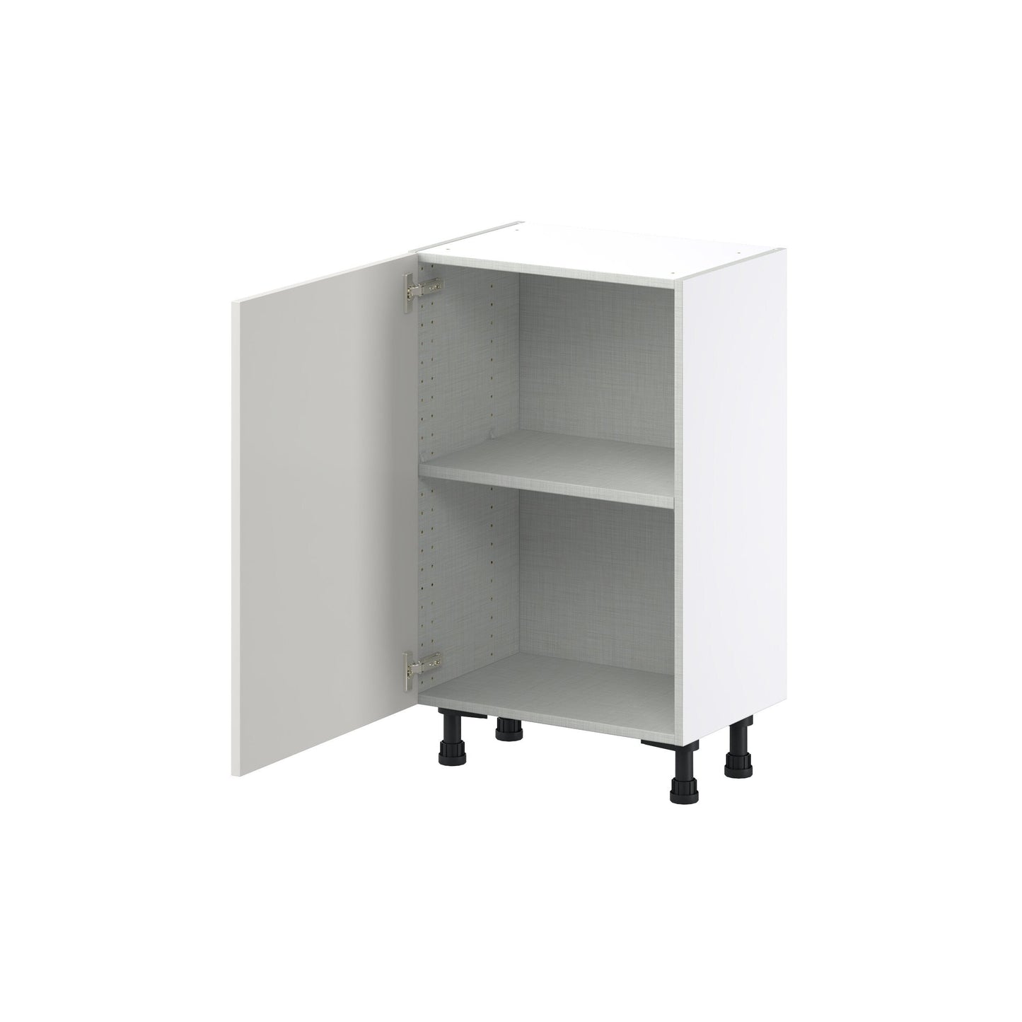 Hugo&Borg Belcourt 21-in W x 34.5-in H x 14-in D Gray Painted Base Fully Assembled Cabinet (Recessed Panel Shaker Door Style)