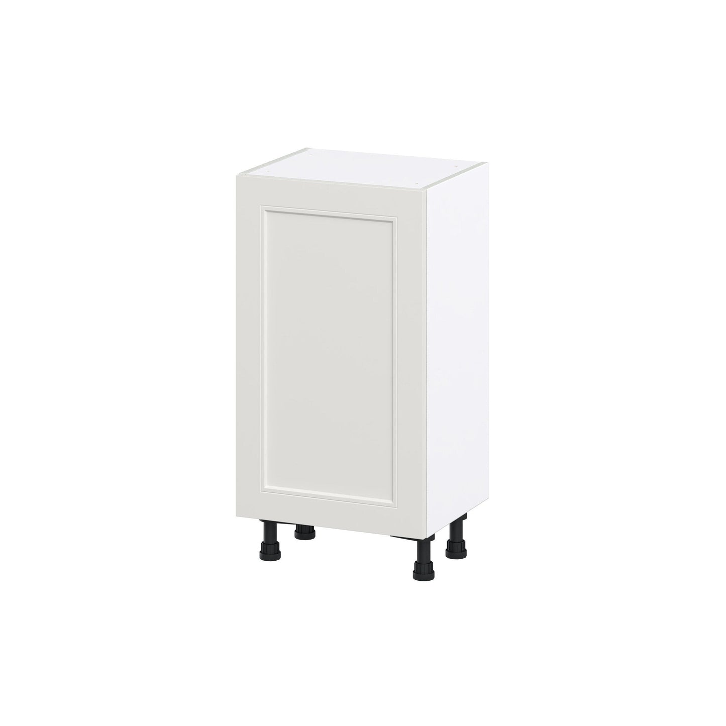 Hugo&Borg Belcourt 18-in W x 34.5-in H x 14-in D Gray Painted Base Fully Assembled Cabinet (Recessed Panel Shaker Door Style)