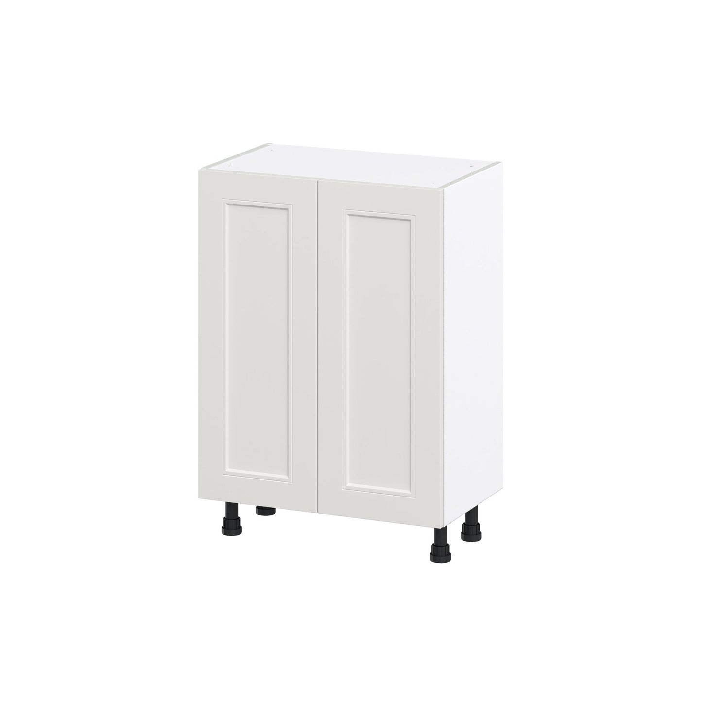 Hugo&Borg Belcourt 24-in W x 34.5-in H x 14-in D Gray Painted Base Fully Assembled Cabinet (Recessed Panel Shaker Door Style)