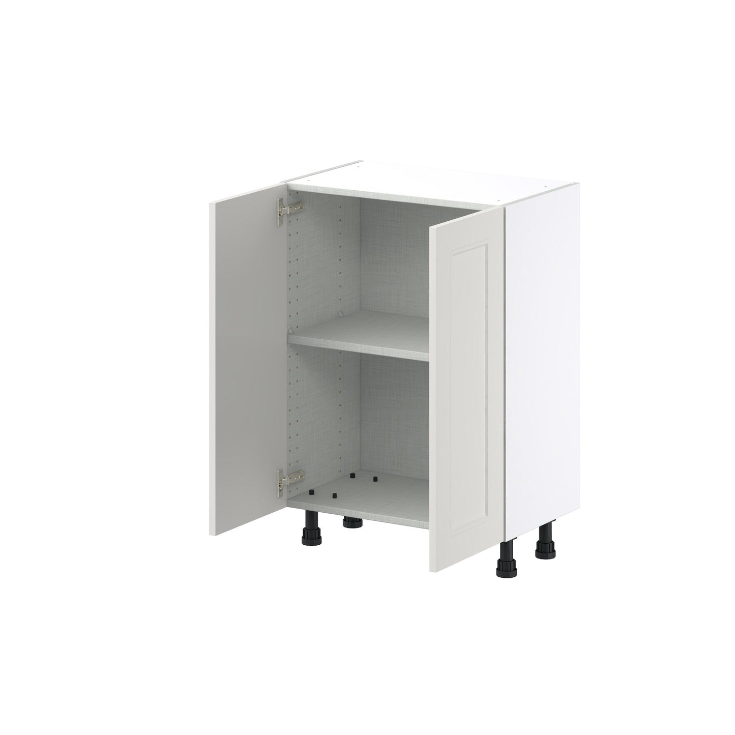 Hugo&Borg Belcourt 24-in W x 34.5-in H x 14-in D Gray Painted Base Fully Assembled Cabinet (Recessed Panel Shaker Door Style)