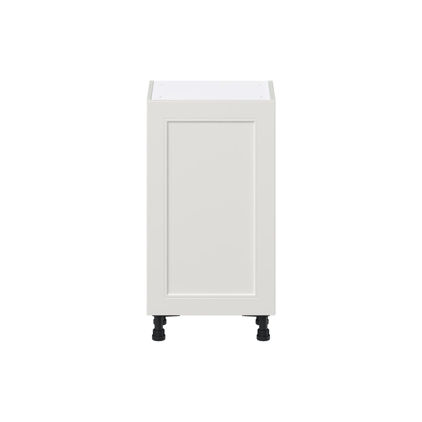 Hugo&Borg Belcourt 18-in W x 34.5-in H x 14-in D Gray Painted 3-Drawers Base Fully Assembled Cabinet (Recessed Panel Shaker Style)