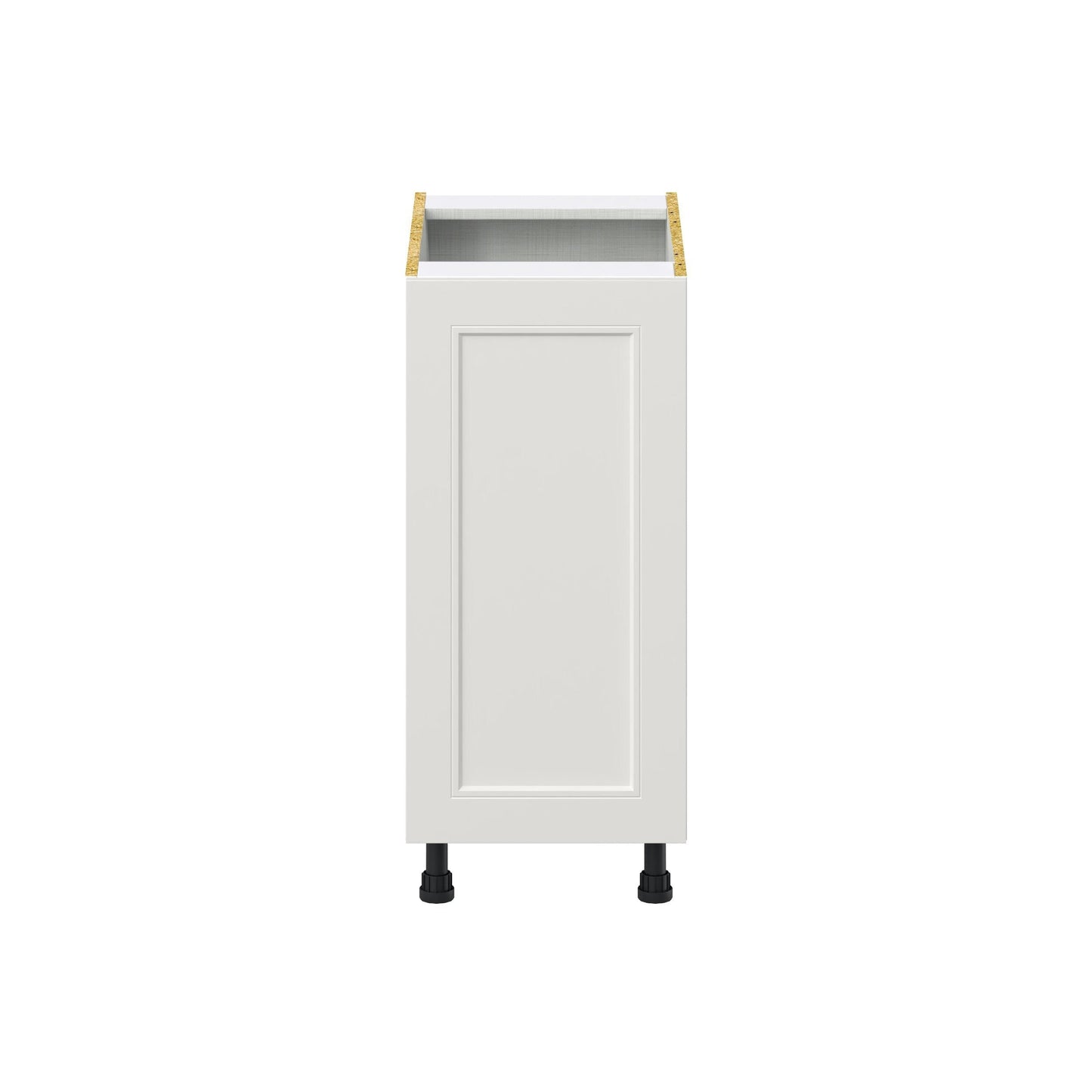 Hugo&Borg Belcourt 15-in W x 34.5-in H x 24-in D Gray Painted 3-Drawers Base Fully Assembled Cabinet (Recessed Panel Shaker Style)