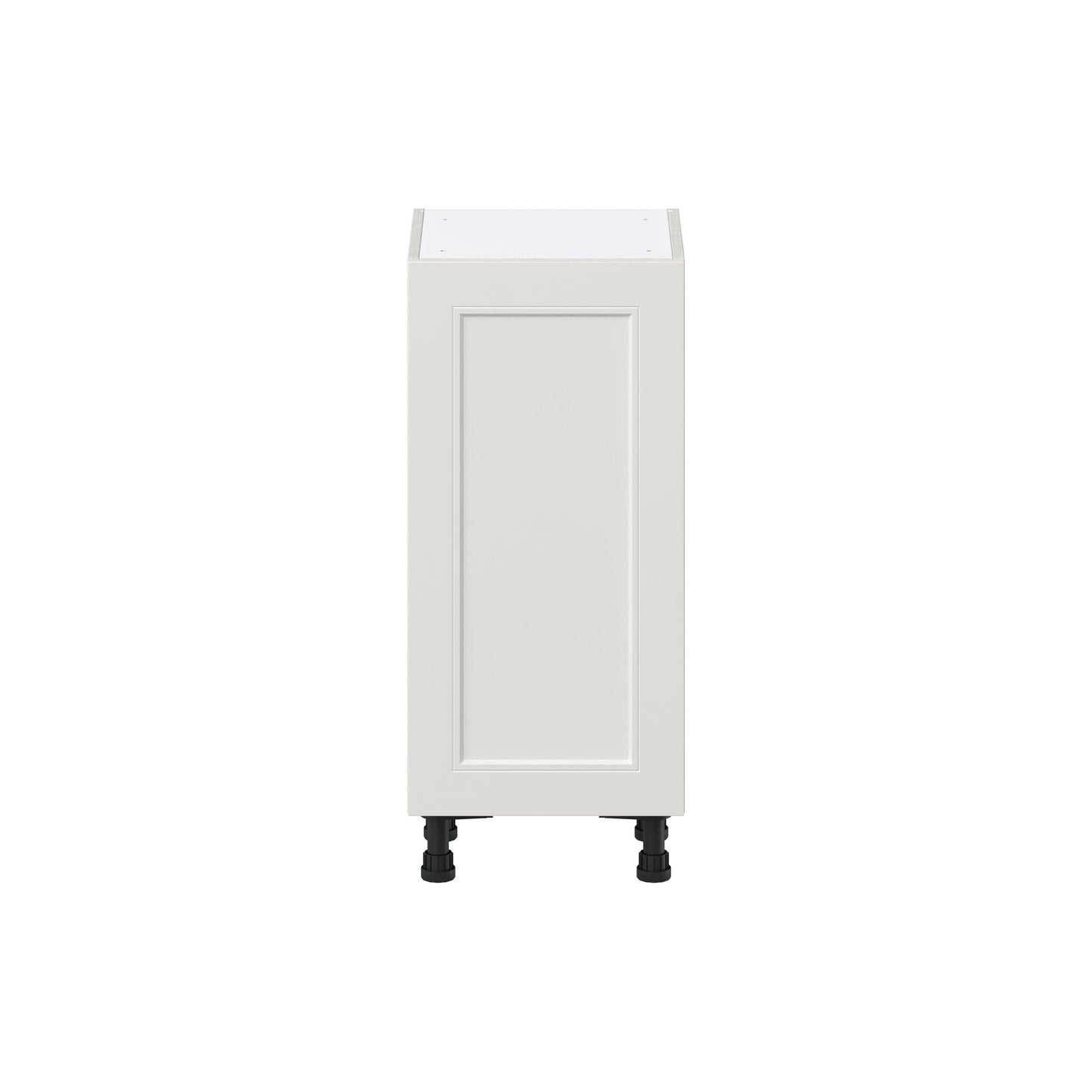 Hugo&Borg Belcourt 15-in W x 34.5-in H x 14-in D Gray Painted 3-Drawers Base Fully Assembled Cabinet (Recessed Panel Shaker Style)