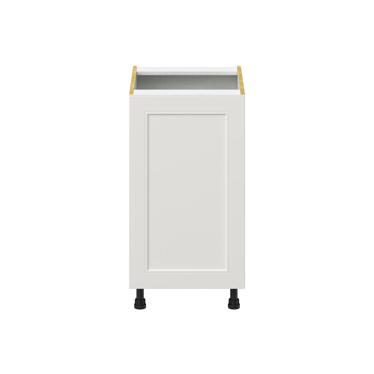 Hugo&Borg Belcourt 18-in W x 34.5-in H x 24-in D Gray Painted 3-Drawers Base Fully Assembled Cabinet (Recessed Panel Shaker Style)