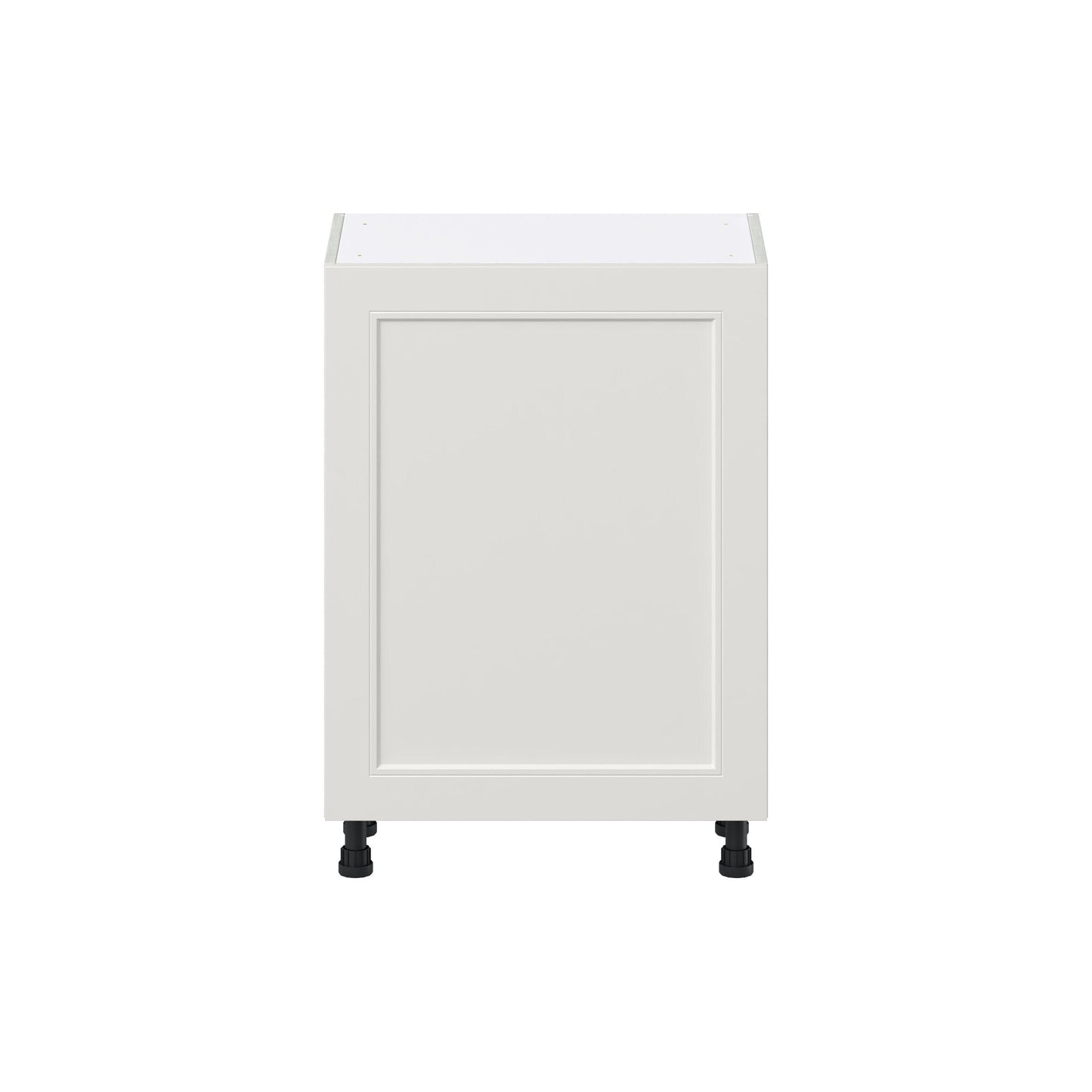 Hugo&Borg Belcourt 24-in W x 34.5-in H x 14-in D Gray Painted 3-Drawers Base Fully Assembled Cabinet (Recessed Panel Shaker Style)