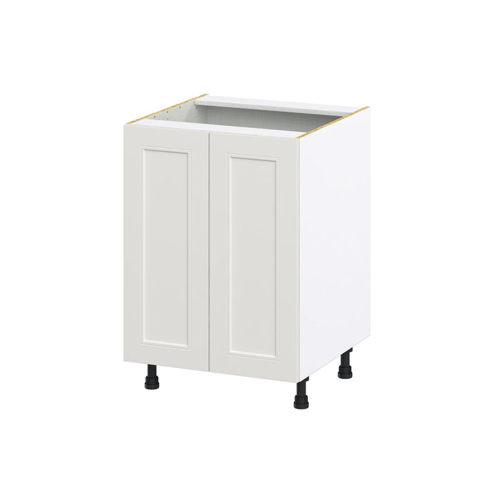 Hugo&Borg Belcourt 24-in W x 34.5-in H x 24-in D Gray Painted Sink Base Fully Assembled Cabinet (Recessed Panel Shaker Style)
