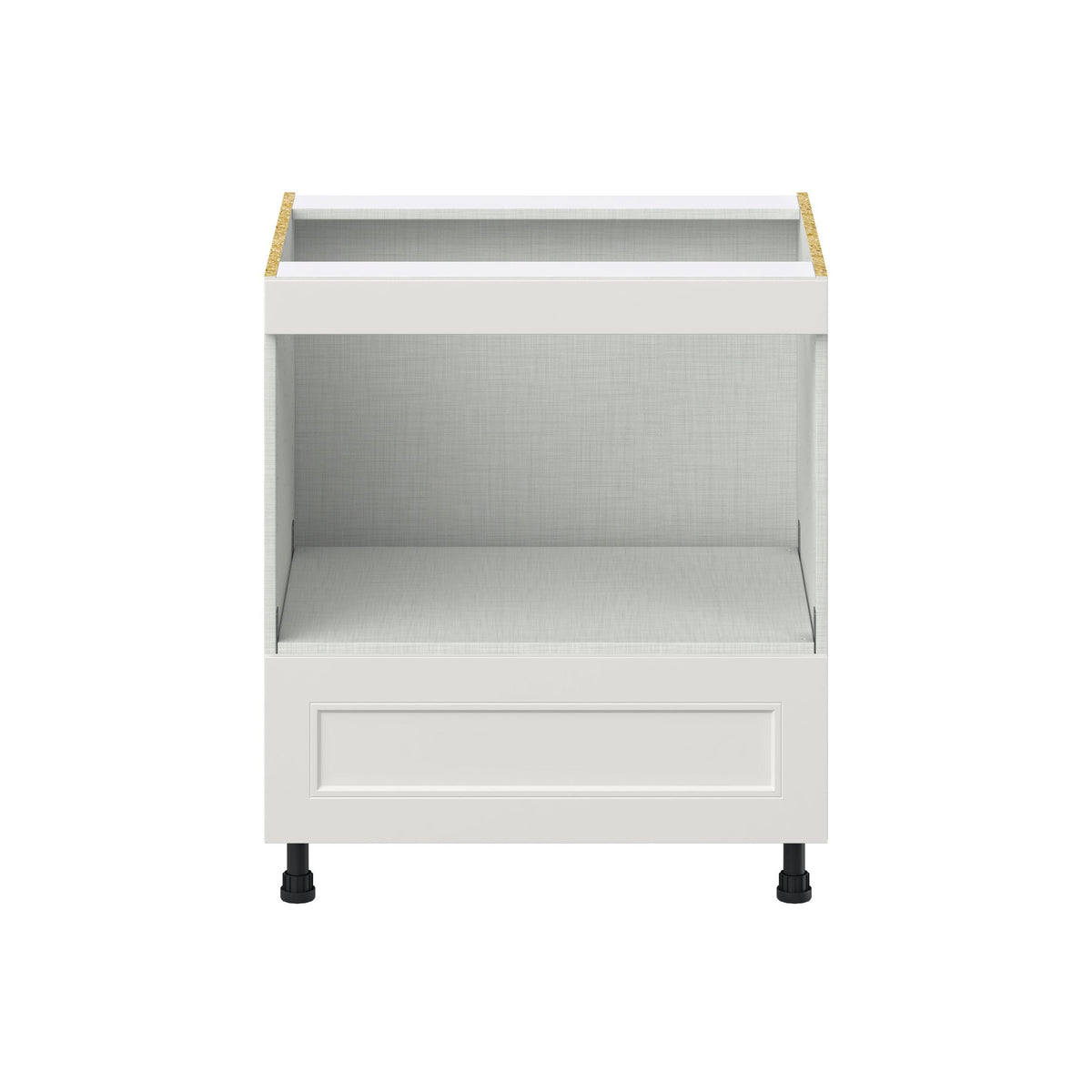 Hugo&Borg Belcourt 30-in W x 34.5-in H x 24-in D Gray Painted 1-Drawer Base Fully Assembled Cabinet (Recessed Panel Style)