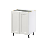 Hugo&Borg Belcourt 27-in W x 34.5-in H x 24-in D Gray Painted Sink Base Fully Assembled Cabinet (Recessed Panel Shaker Style)