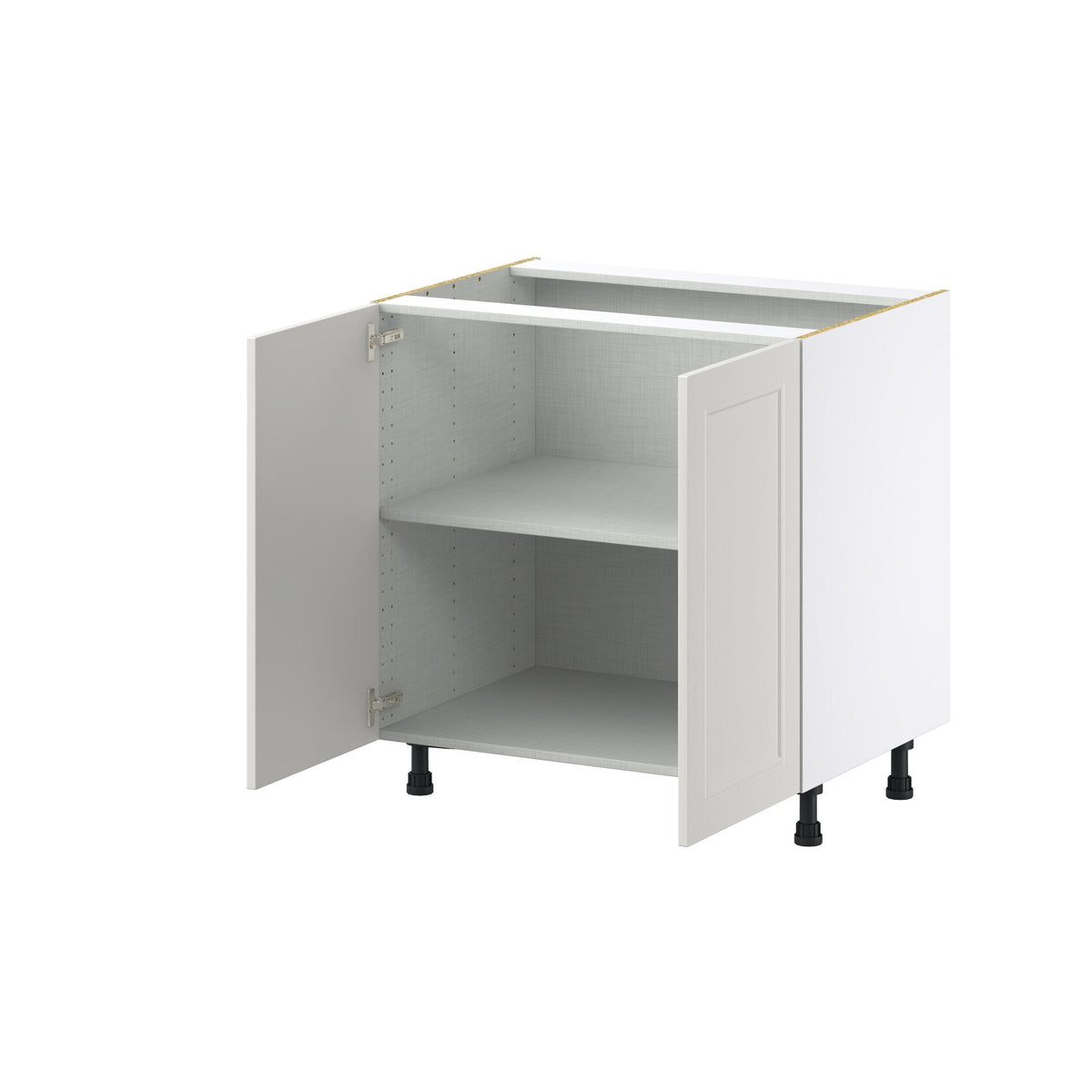 Hugo&Borg Belcourt 33-in W x 34.5-in H x 24-in D Gray Painted Base Fully Assembled Cabinet (Recessed Panel Shaker Door Style)