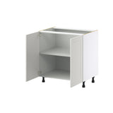 Hugo&Borg Belcourt 33-in W x 34.5-in H x 24-in D Gray Painted Base Fully Assembled Cabinet (Recessed Panel Shaker Door Style)