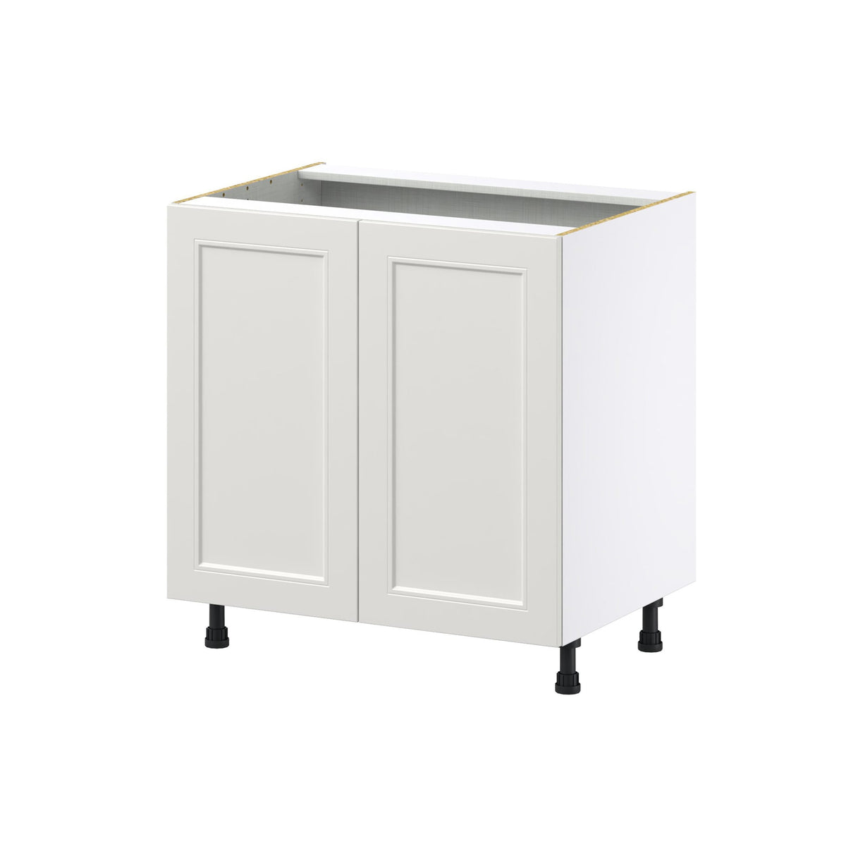 Hugo&Borg Belcourt 33-in W x 34.5-in H x 24-in D Gray Painted Base Fully Assembled Cabinet (Recessed Panel Shaker Door Style)