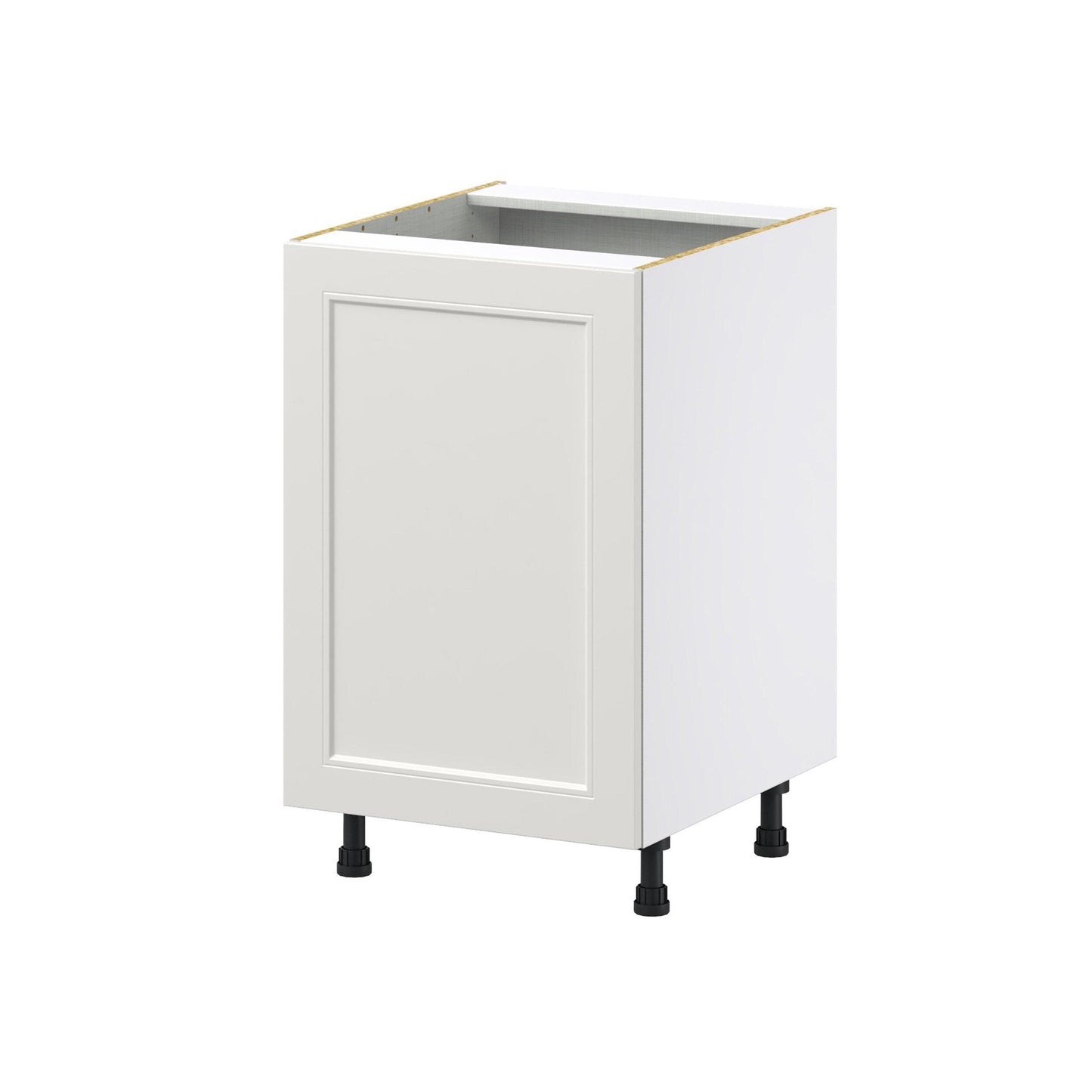 Hugo&Borg Belcourt 21-in W x 34.5-in H x 24-in D Gray Painted 3-Drawers Base Fully Assembled Cabinet (Recessed Panel Shaker Style)